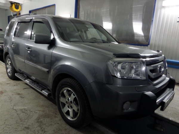 Honda Pilot  (Хонда Пилот) гбо 4-го поколения Lovato (Италия) CNG (метан) металлопластиковый баллон (тип 2) 80 л.